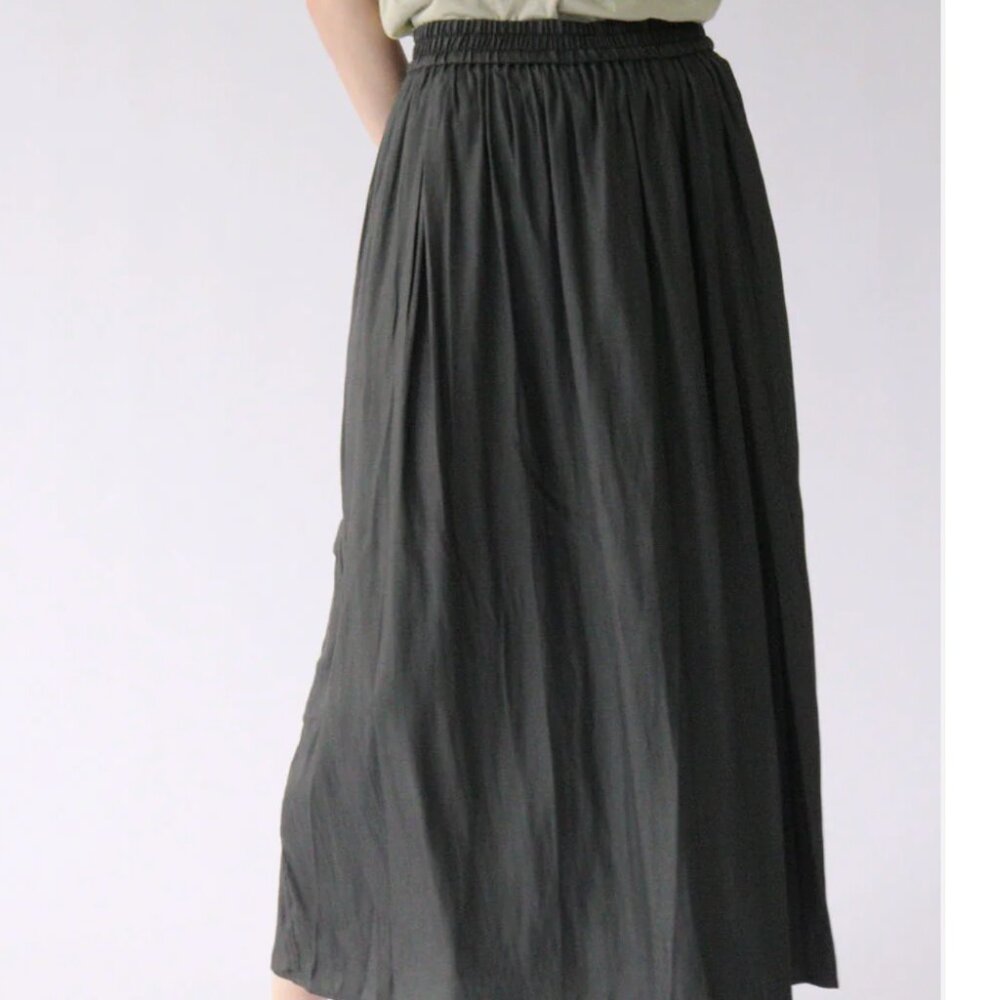 Split Satin Wrap Pants